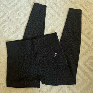 Gymshark Adapt Animal Seamless Leggings - Reef | Black